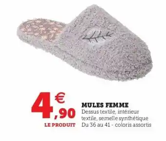 Mules Femme