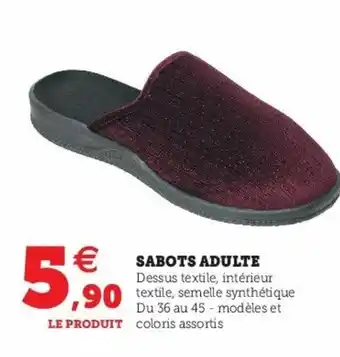 Sabots Adulte