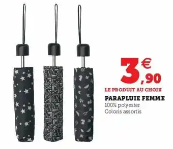 Super U Parapluie Femme offre