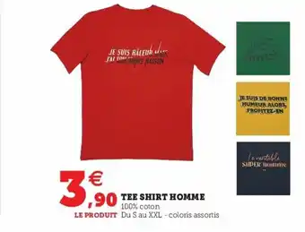 Super U Tee Shirt Homme offre