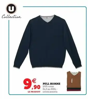 Super U Pull Homme offre