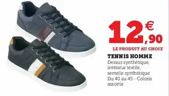 Super U Tennis Homme offre