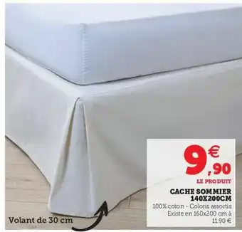Super U Cache Sommier offre