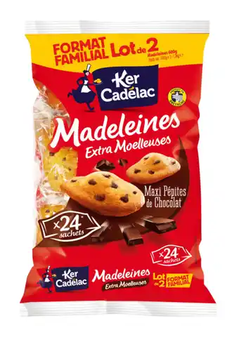 Carrefour KER CADELAC Madeleines extra moelleuses Format familial offre