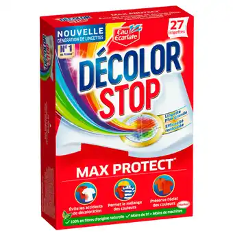 Carrefour DECOLOR STOP Lingettes anti-décoloration Max Protect offre