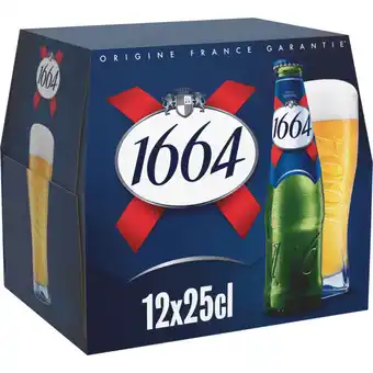 Carrefour 1664 Bière blonde offre