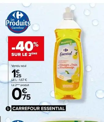 Carrefour Liquide vaisselle(d) CARREFOUR ESSENTIAL offre