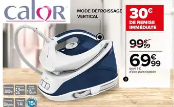 Carrefour Centrale vapeur offre