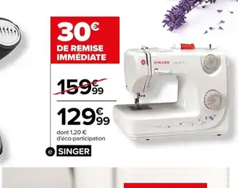 Carrefour Machine a coudre offre
