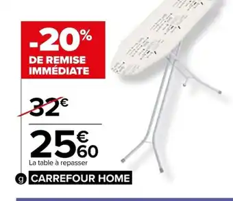 Carrefour Table a repasser classic offre