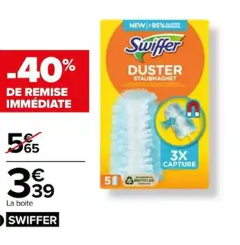 Carrefour Recharges plumeau depoussierant swiffer offre