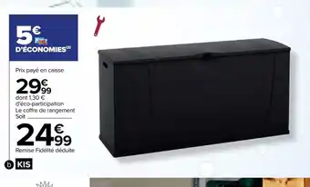Carrefour Coffre de rangement karisma offre