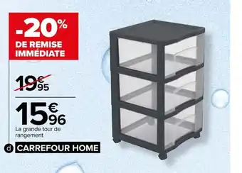 Carrefour Grande tour de rangement offre