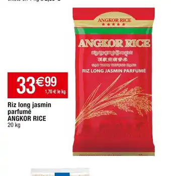 Cora x Carrefour Riz long jasmin parfumé ANGKOR RICE 20 kg offre