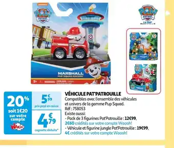 Auchan VÉHICULE PAT'PATROUILLE offre
