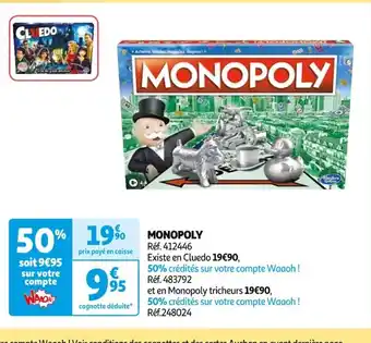 Auchan MONOPOLY offre