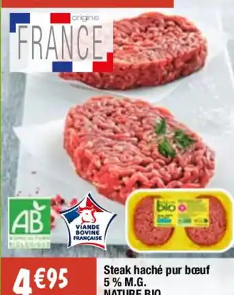 Migros Steak haché pur bœuf 5% M.G. offre