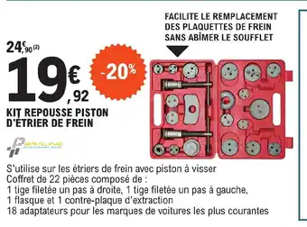 E.Leclerc L'Auto KIT REPOUSSE PISTON D'ÉTRIER DE FREIN offre