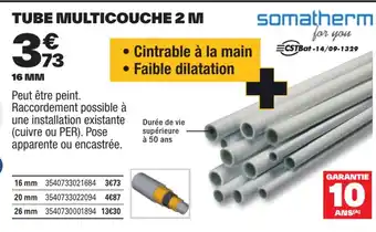 TUBE MULTICOUCHE 2 M