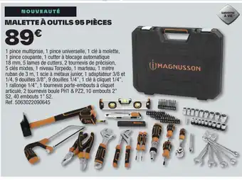 Brico Dépôt MALETTE À OUTILS 95 PIÈCES offre