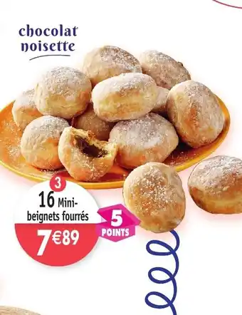 Mini- beignets fourrés