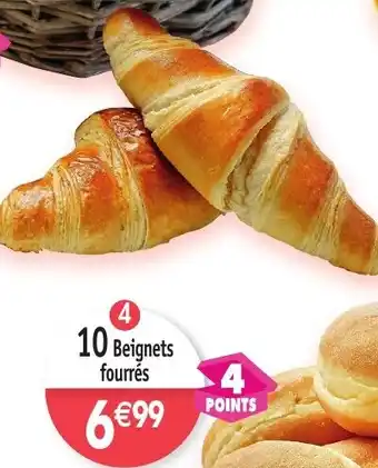 Maximo 10 Beignets fourrés offre