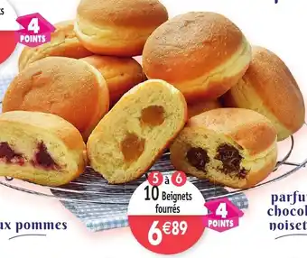 10 Beignets fourrés