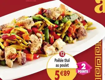 Maximo Poêlée thaï au poulet offre