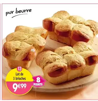 Maximo Lot de 3 brioches offre