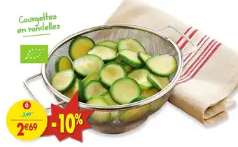 Maximo Courgettes en rondelles offre