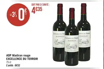 AOP Madiran rouge EXCELLENCE DU TERROIR