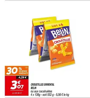 Netto BELIN CROUSTILLES EMMENTAL offre