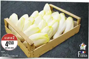 Casino Supermarchés Endive offre