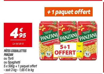 Netto PANZANI PÂTES COQUILLETTES offre