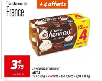 Netto NESTLÉ LE VIENNOIS AU CHOCOLAT offre