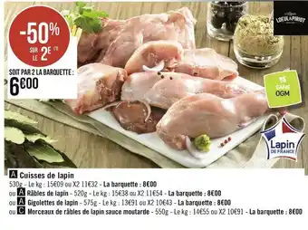 Géant Casino Cuisses de lapin offre