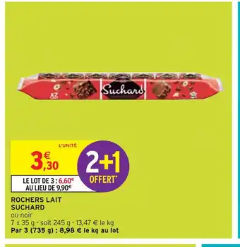 Intermarché SUCHARD ROCHERS LAIT offre