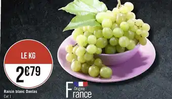 Géant Casino Raisin blanc danlas offre