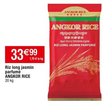 Cora x Carrefour ANGKOR RICE Riz long jasmin parfumé offre
