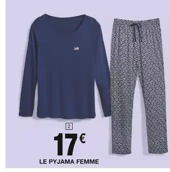 Cora x Carrefour INFLUX PYJAMA FEMME offre