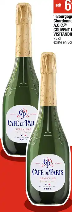 Cora x Carrefour CAFÉ DE PARIS Blanc de blancs brut 11,5 % vol offre