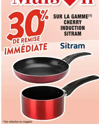 SITRAM 30% DE REMISE IMMĂDIATE SUR LA GAMME CHERRY INDUCTION SITRAM