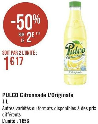 Pulco citronnade l’originale