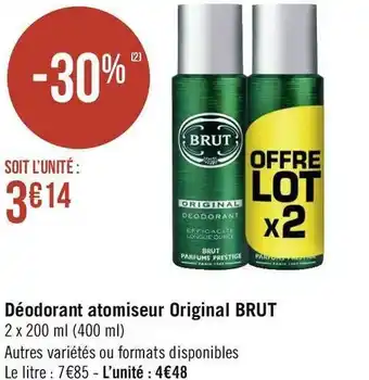 Brut déodorant atomiseur original