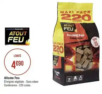 Géant Casino Atout feu allume feu offre