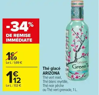 Carrefour Market Arizona thé glacé offre