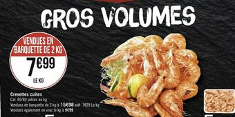 Géant Casino Crevettes cuites offre