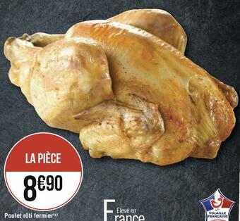 Poulet rôti fermier