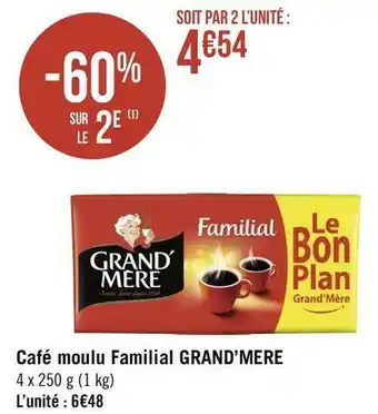 Grand’mère café moulu familial
