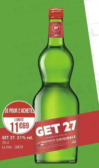 Get 27 get 27 21% vol.
